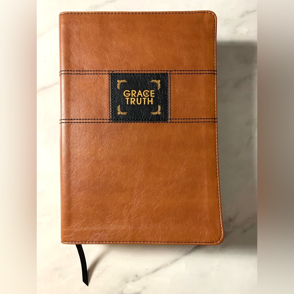 Grace + Truth Study Bible Red Letter NIV Zondervan 2021 Leathersoft Christian